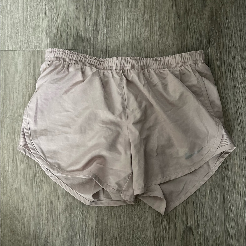 Pink Nike running shorts